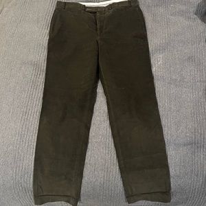 Lauren Ralph Lauren Olive Corduroy Pants Sz 38W x 34L